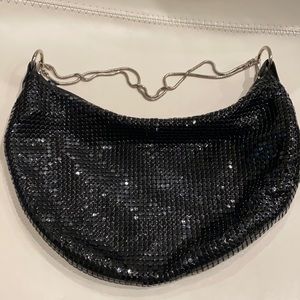 Black mesh purse La Regale